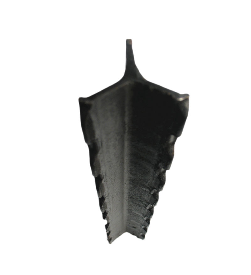 Y-posts with teeth for metal Fence